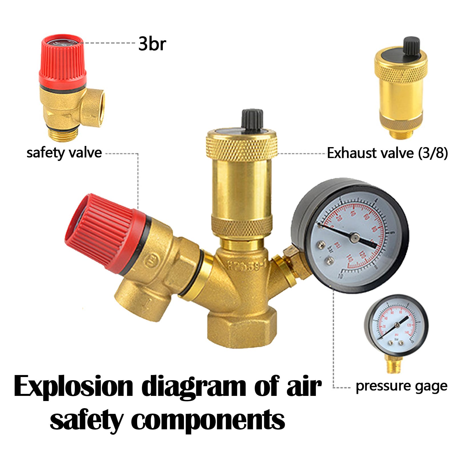 ●313 RELIEF SQUAD Pressure Relief Valve, 3 Bar Safety Group Quick Vent Safety
